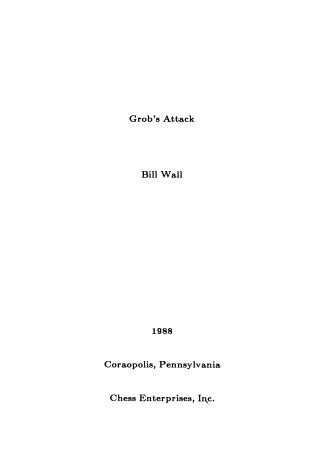 Cover of Grob's Attack