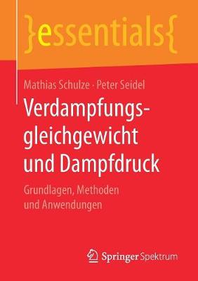 Book cover for Verdampfungsgleichgewicht und Dampfdruck