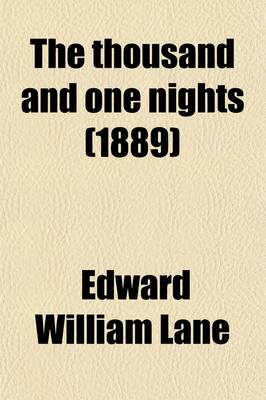 Book cover for The Thousand and One Nights (Volume 1); Commonly Called, in England, the Arabian Nights' Entertainments