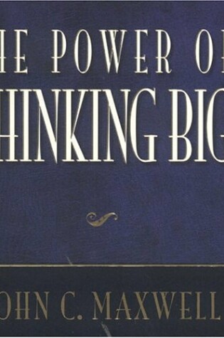 Cover of The Power of Thinking Big