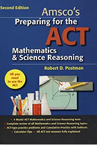 Cover of Preparing for the ACT Mathematics & Science Reasoning