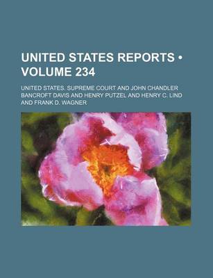 Book cover for United States Reports (Volume 234)