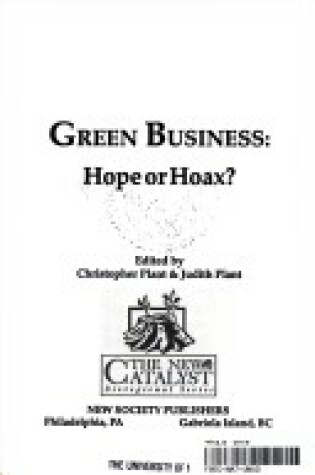 Cover of Green Business