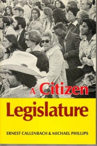 Cover of A Citizen Legislature