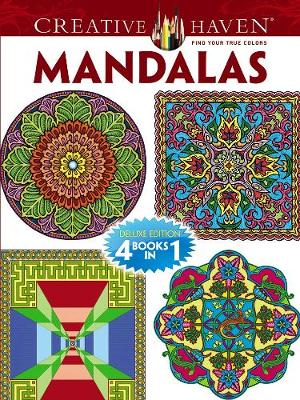 Book cover for Creative Haven MANDALAS Coloring Book