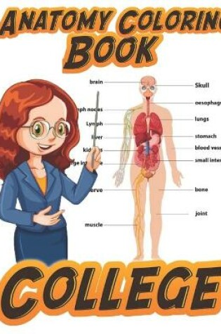 Cover of anatomy coloring book college