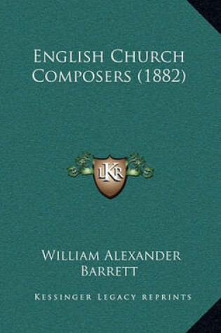 Cover of English Church Composers (1882)