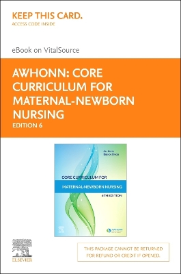 Book cover for Core Curriculum for Maternal-Newborn Nursing - Elsevier eBook on Vitalsource (Retail Access Card)