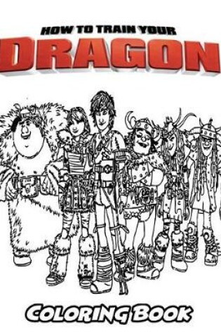 Cover of How to Train Your Dragon Coloring Book