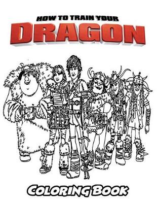 Book cover for How to Train Your Dragon Coloring Book