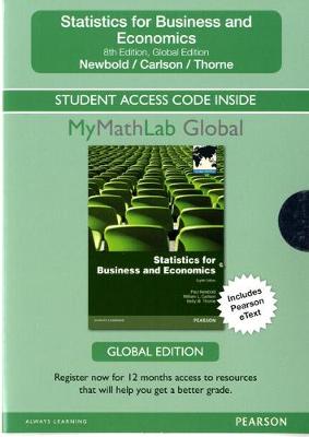 Book cover for Student Access Card for Statistics for Business and Economics: Global Edition