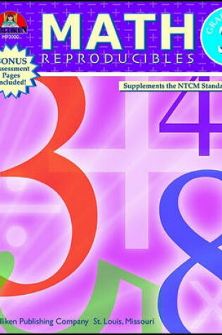 Cover of Math Reproducibles - Grade 3