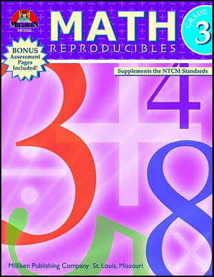 Book cover for Math Reproducibles - Grade 3