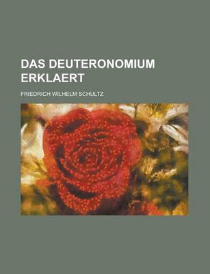 Book cover for Das Deuteronomium Erklaert