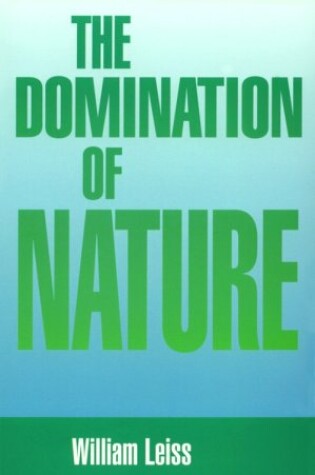 Cover of The Domination of Nature