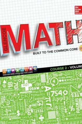 Cover of Glencoe Math, Course 2, Student Edition, Volume 1