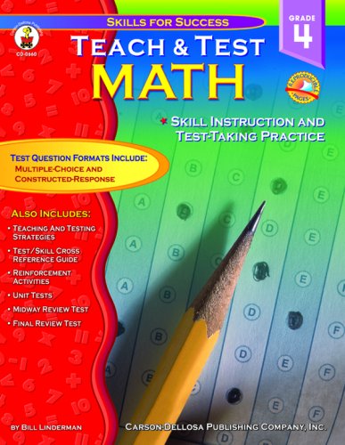 Book cover for Teach & Test Math