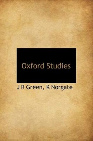 Cover of Oxford Studies