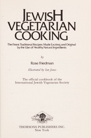 Cover of Jewish Vegetarian Cooking