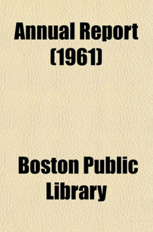 Cover of Annual Report (1961)