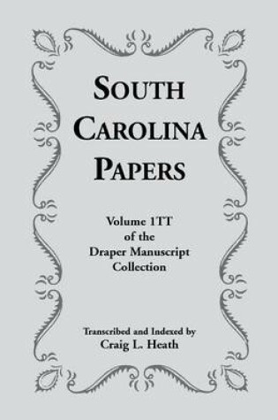 Cover of South Carolina Papers