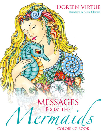 Book cover for Messages from the Mermaids Coloring Book