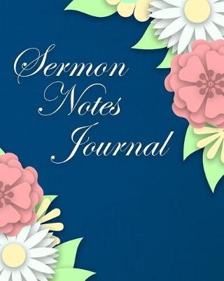 Book cover for Sermon Notes Journal