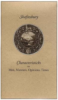 Book cover for Characteristicks of Men, 3-Volume Set