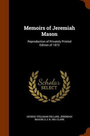 Cover of Memoirs of Jeremiah Mason