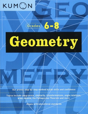 Book cover for Kumon Grades 6-8 Geometry