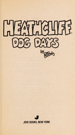 Book cover for Heathcliff Dog Days