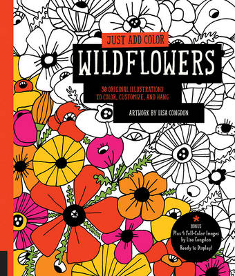 Book cover for Just Add Color: Wildflowers
