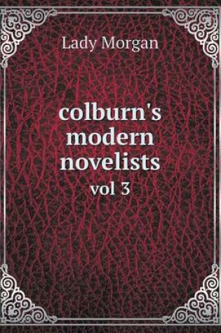 Cover of colburn's modern novelists vol 3