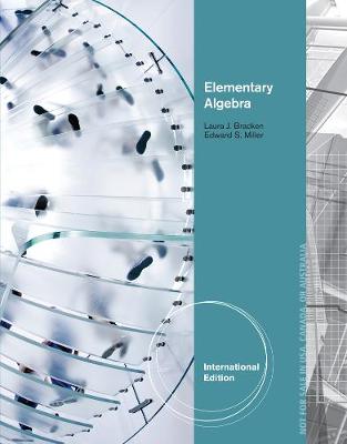 Book cover for Elementary Algebra, International Edition