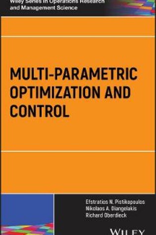 Cover of Multi-parametric Optimization and Control