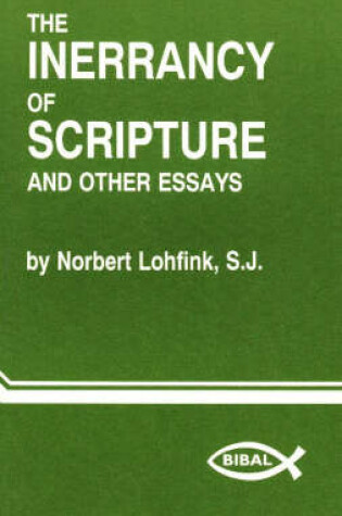 Cover of Inerrancy of Scripture & Other Essays