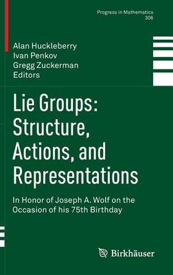 Book cover for Lie Groups: Structure, Actions, and Representations: In Honor of Joseph A. Wolf on the Occasion of His 75th Birthday