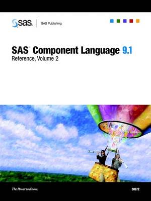 Book cover for SAS Component Language 9.1