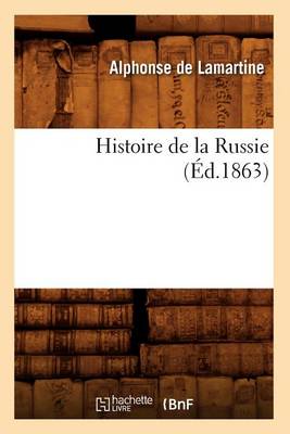 Book cover for Histoire de la Russie (Ed.1863)