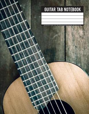 Book cover for Guitar Tab Notebook