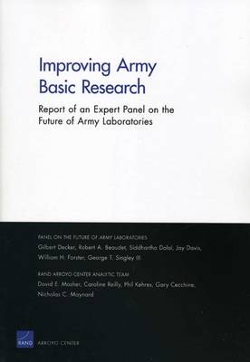 Book cover for Improving Army Basic Research