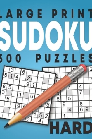 Cover of Large Print Hard Sudoku Puzzles