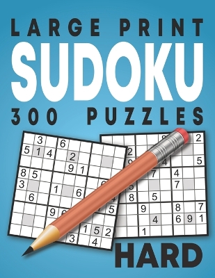 Cover of Large Print Hard Sudoku Puzzles