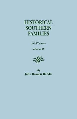 Book cover for Historical Southern Families