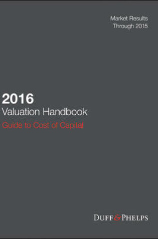 Cover of 2016 Valuation Handbook - Guide to Cost of Capital