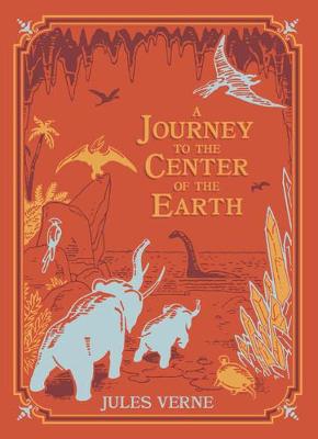 Book cover for A Journey to the Center of the Earth (Barnes & Noble Children's Leatherbound Classics)
