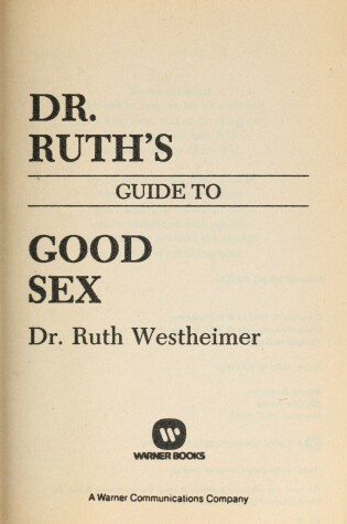 Cover of Dr. Ruth's Guide to Good Sex