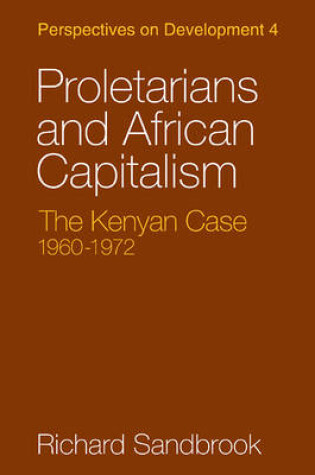 Cover of Proletarians and African Capitalism