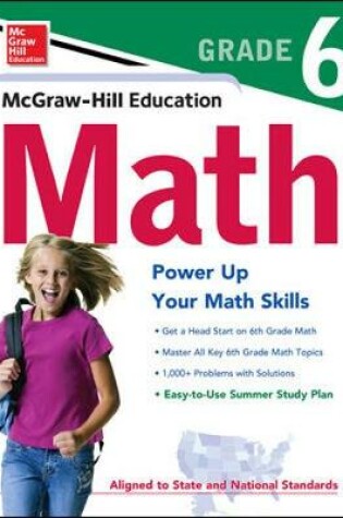 Cover of McGraw-Hill Education Math Grade 6