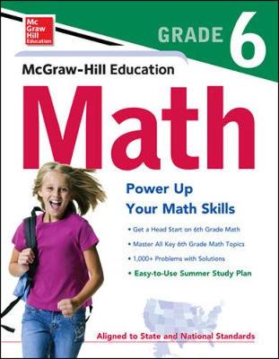 Book cover for McGraw-Hill Education Math Grade 6